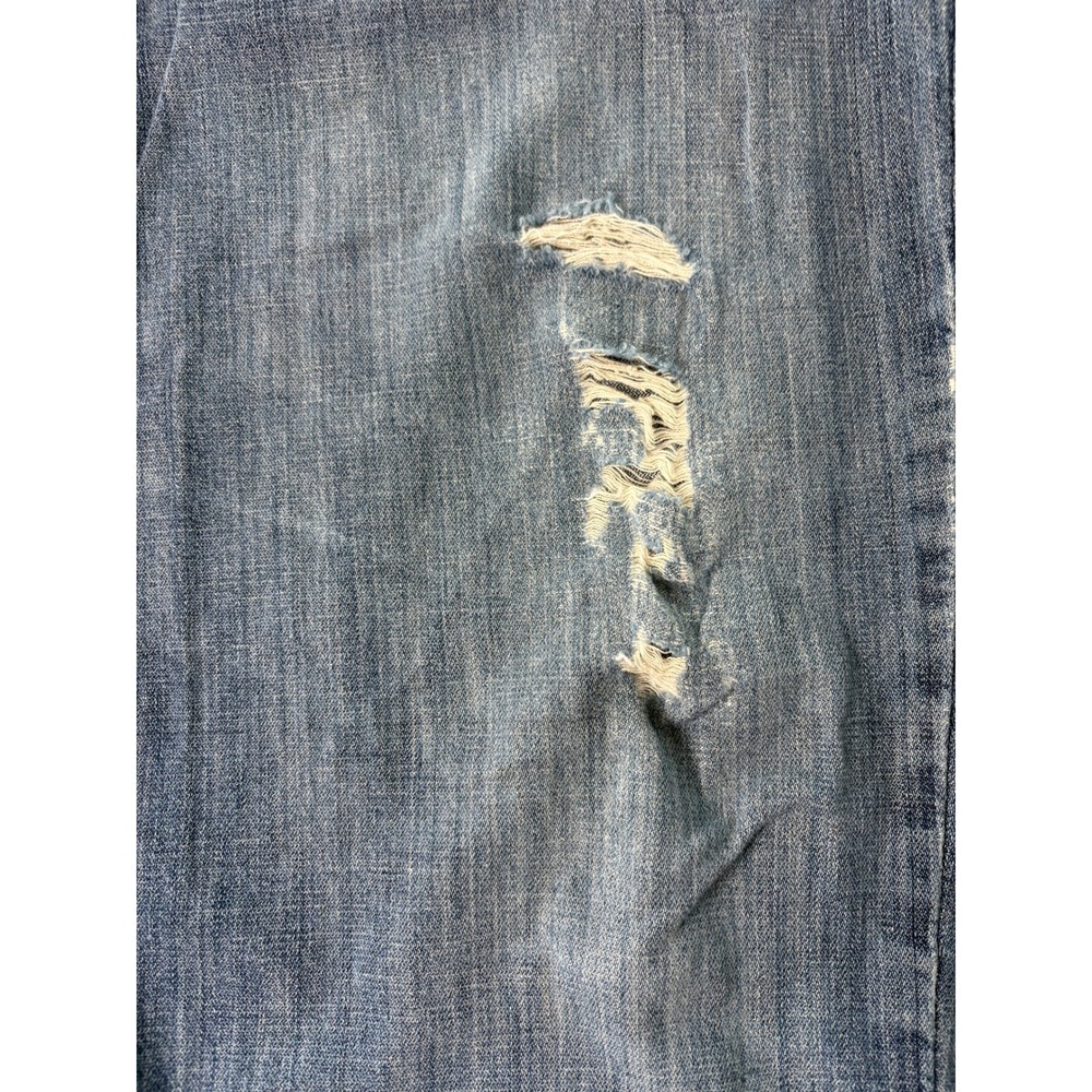 Cinch Carter 2.0 Mens Distressed Relaxed Bootcut Jeans Blue 38x36 (FITS 35x34) - Picture 12 of 12